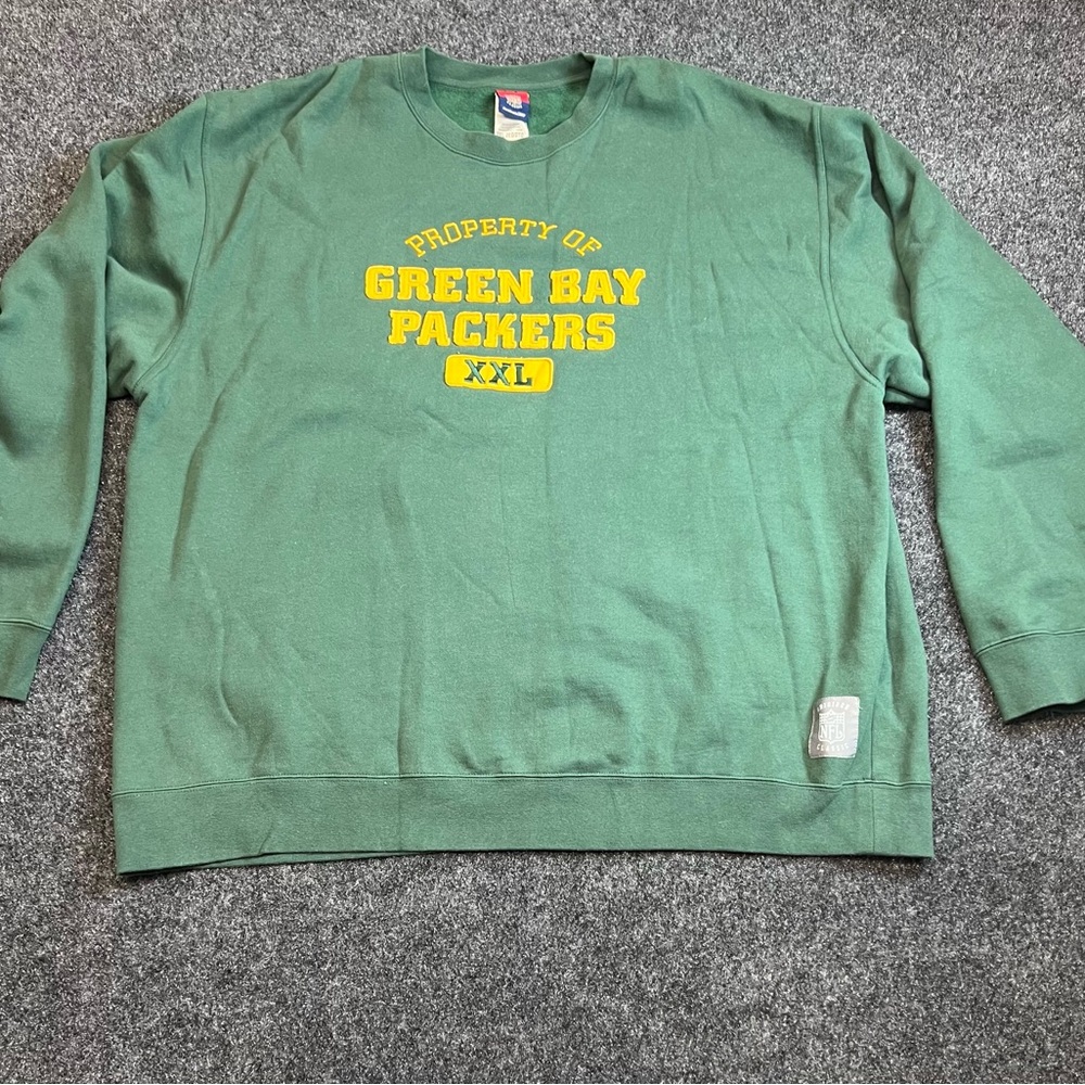 Vintage Green Bay Packers Reebok Gridiron Classic Sweatshirt XXL NFL Crewneck